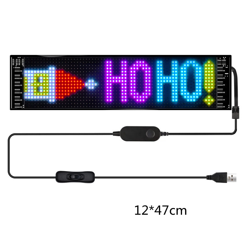 Digital Car LED Sign